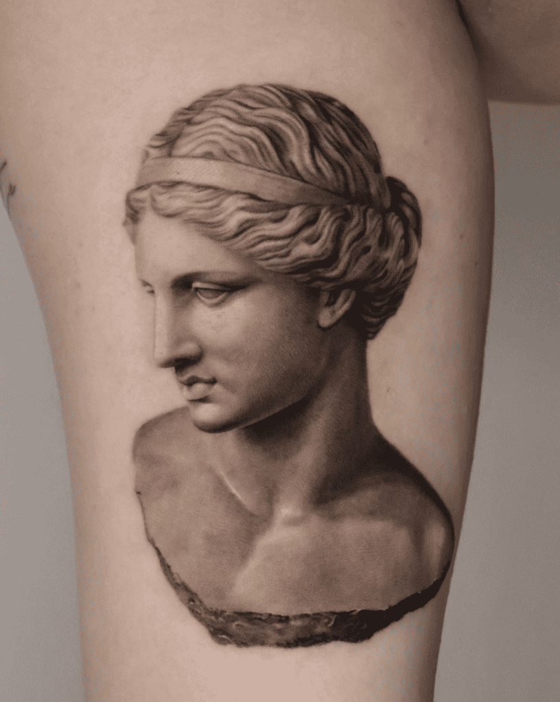 Venus Statue Roman Mythology Tattoo