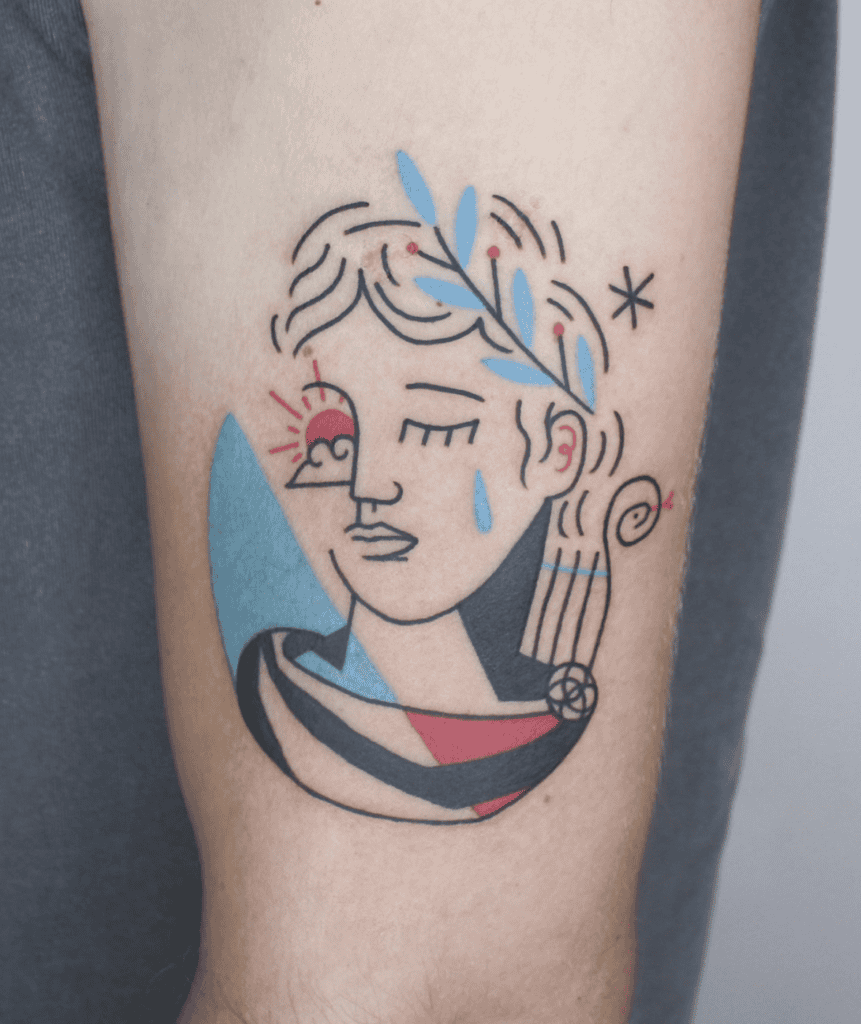 Apollo Art Roman Mythology Tattoo