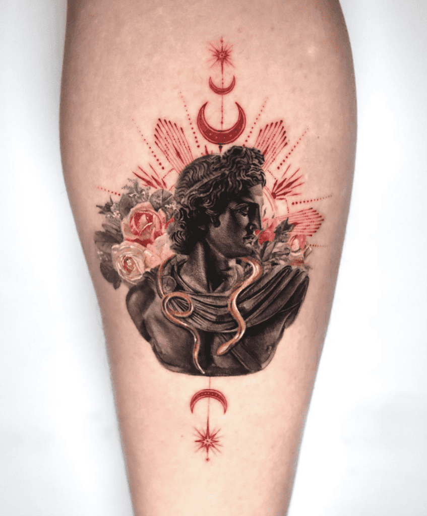 Apollo Roman Mythology Tattoo