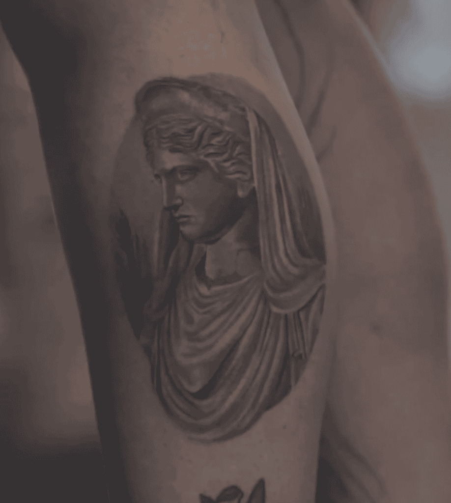 Ceres Statue Roman Mythology Tattoo