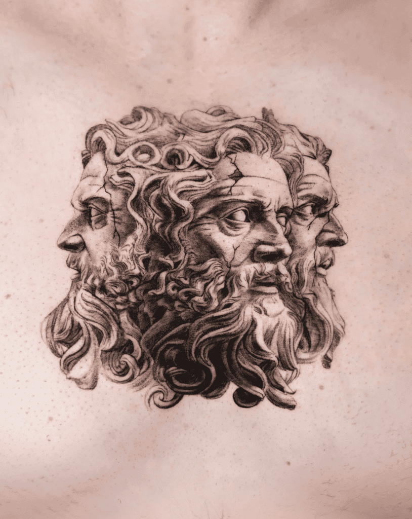 Janus God Roman Mythology Tattoo