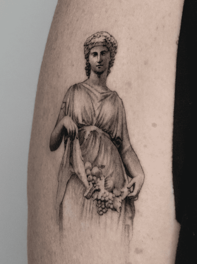 Pomona Roman Mythology Tattoo