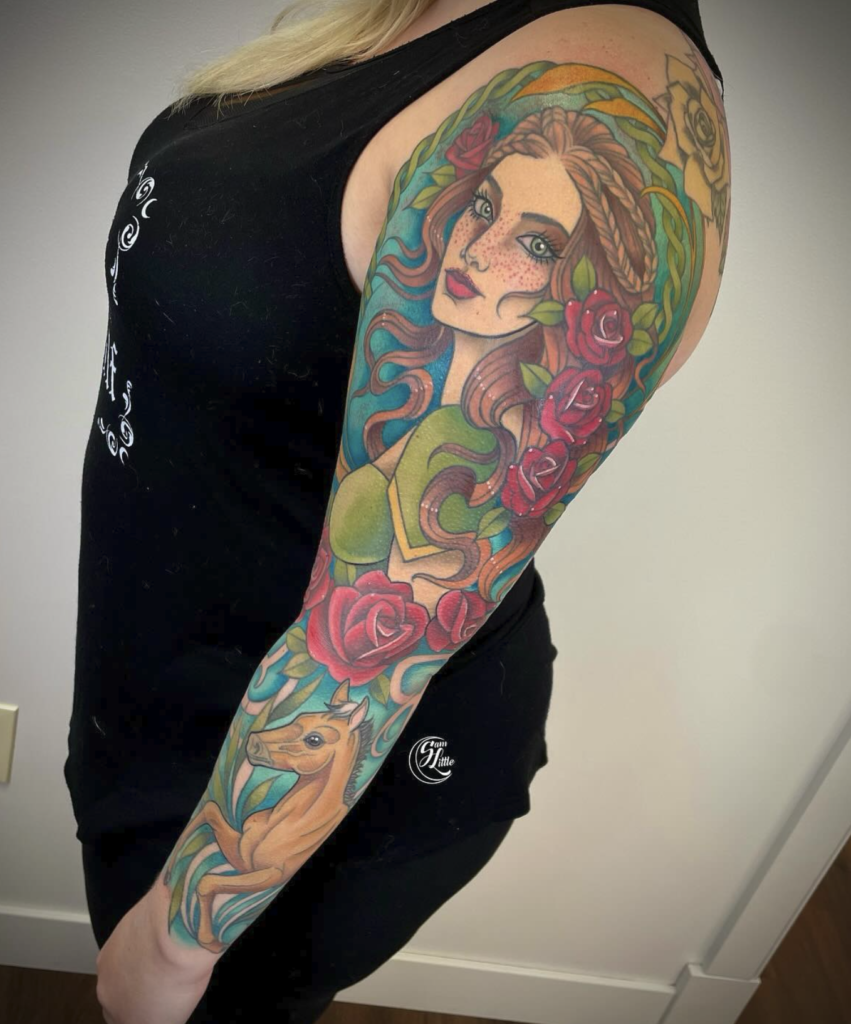 Epona Roman Mythology Tattoo