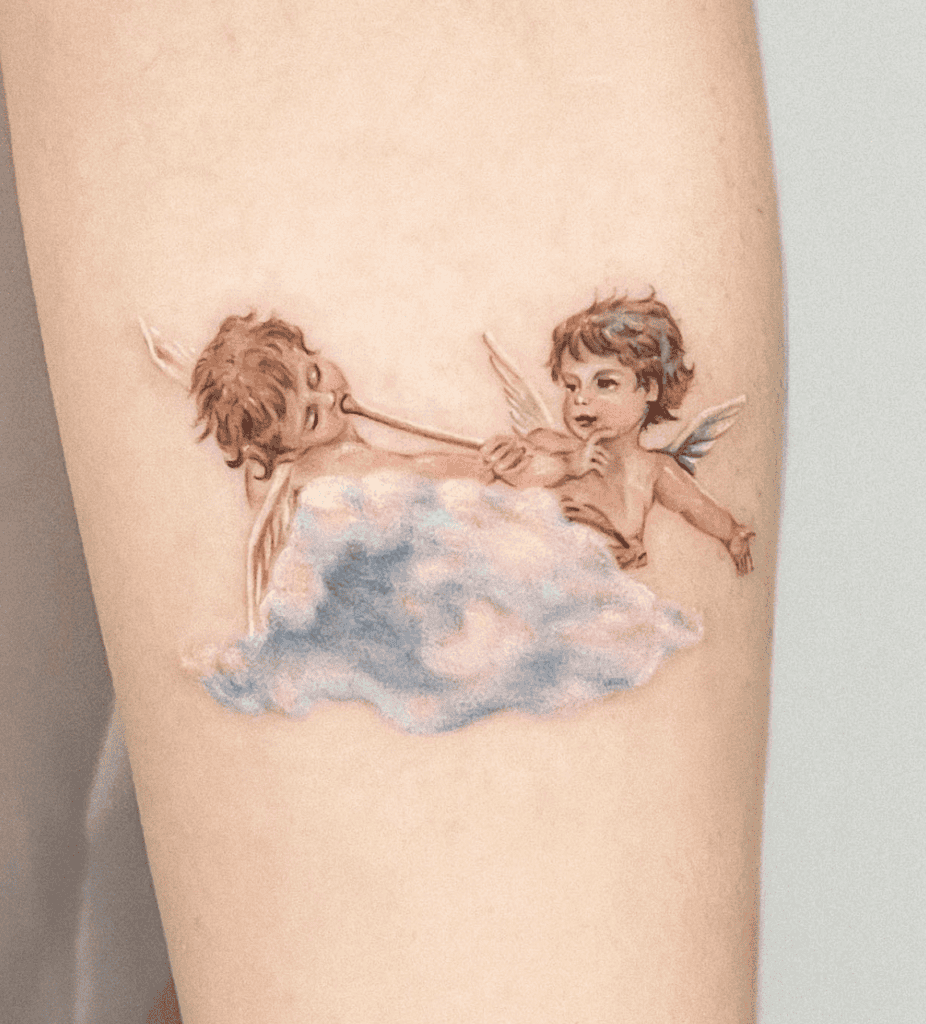 Cupid Roman Mythology Tattoo