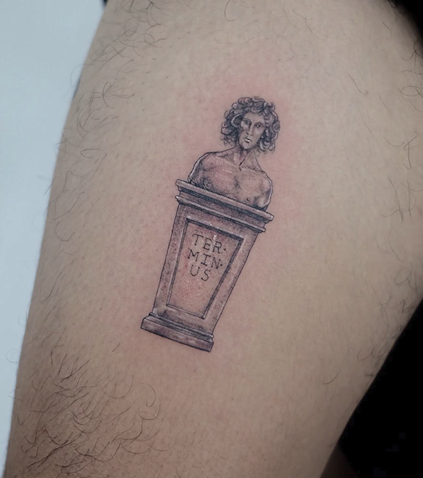 Terminus Roman Mythology Tattoo