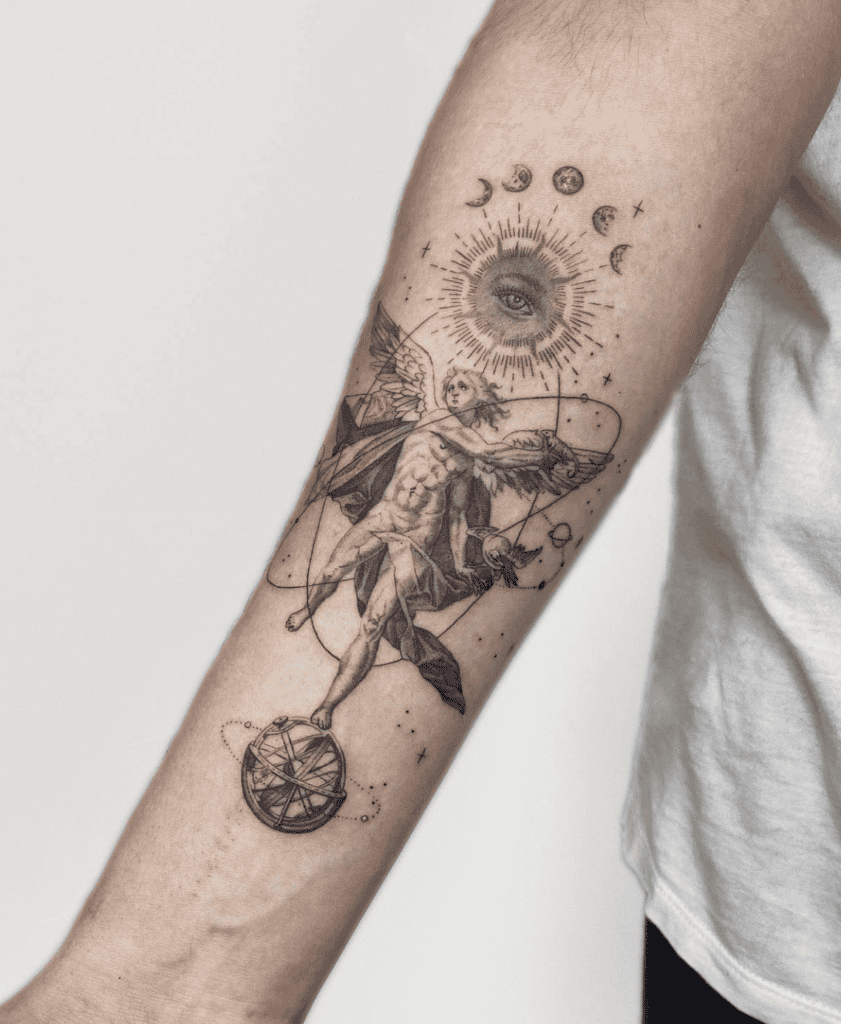 Aether Roman Mythology Tattoo