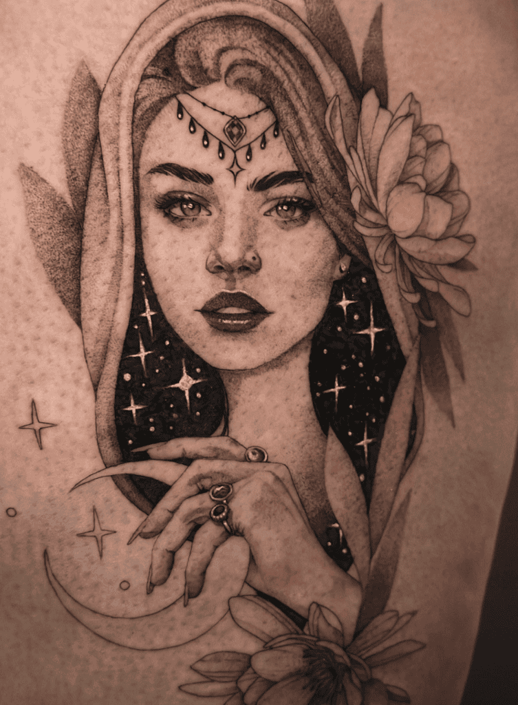 Nox Night Roman Mythology Tattoo