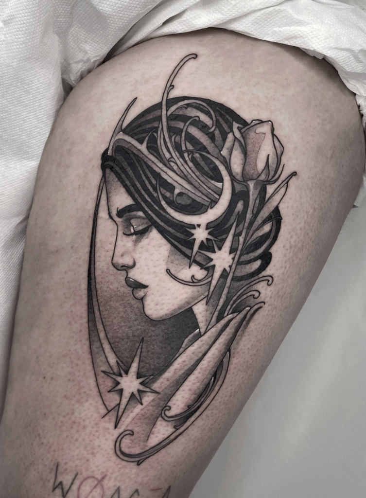 Nox Roman Mythology Tattoo