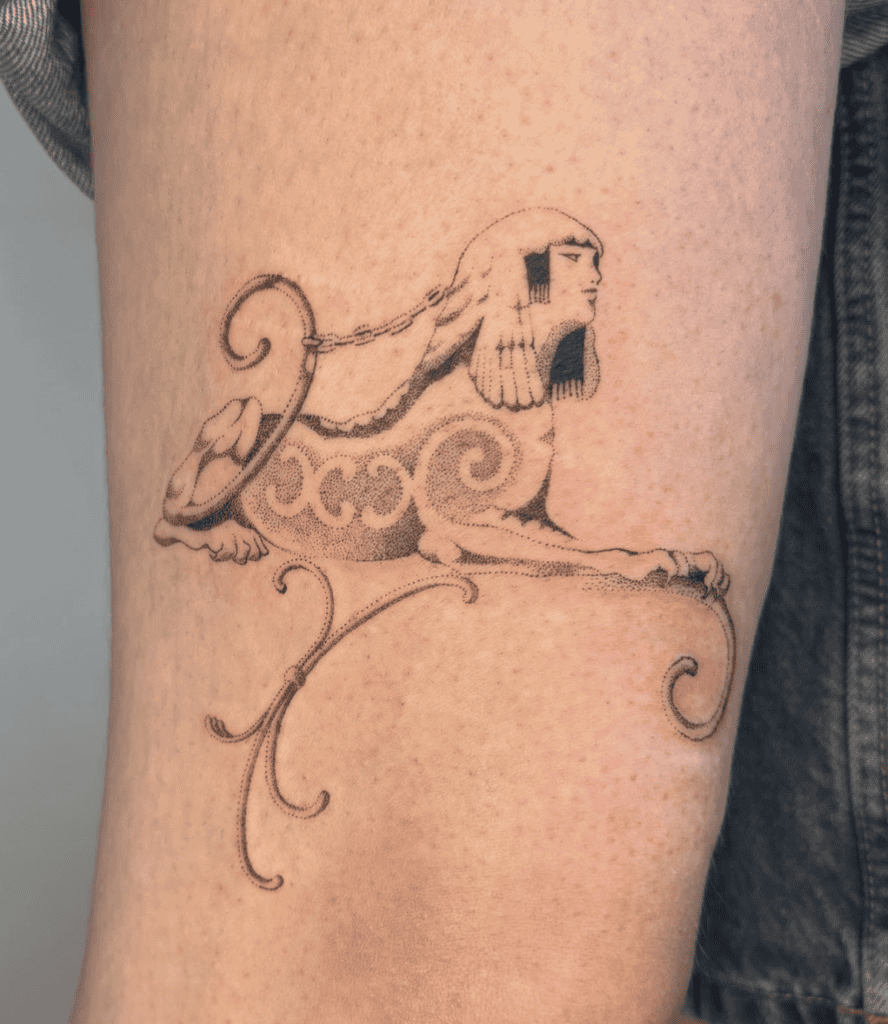 Sphinx Roman Mythology Tattoo
