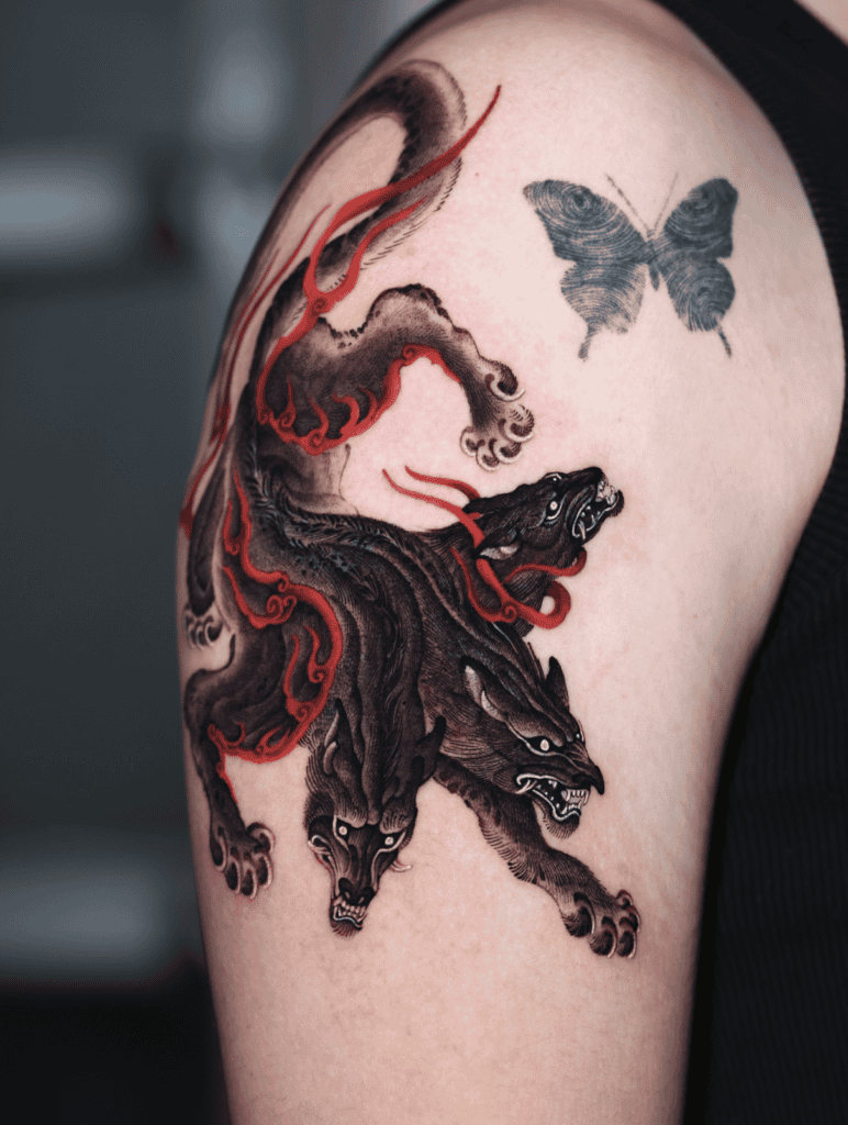 Cerberus Roman Mythology Tattoo