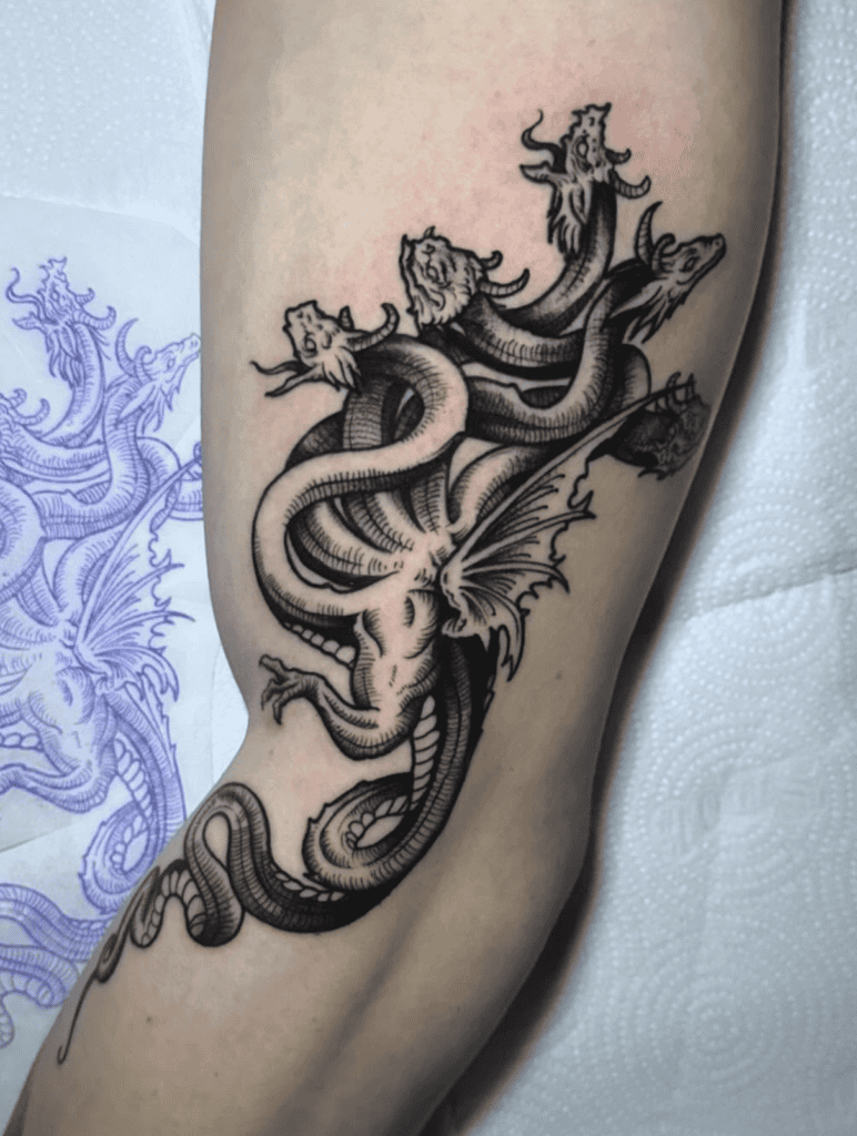 Hydra Roman Mythology Tattoo