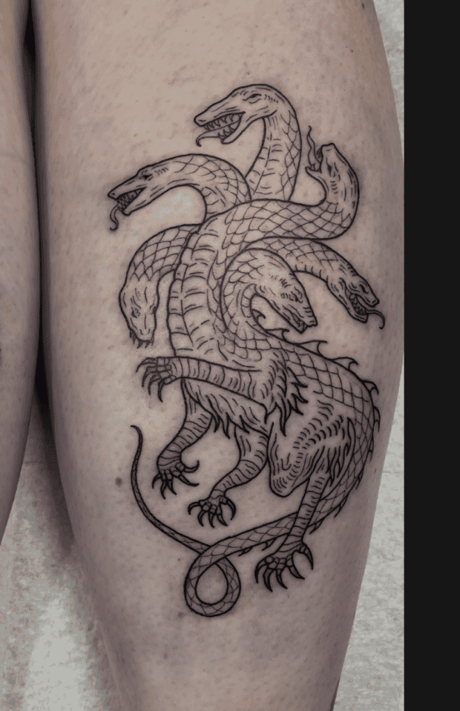 Scylla Roman Mythology Tattoo