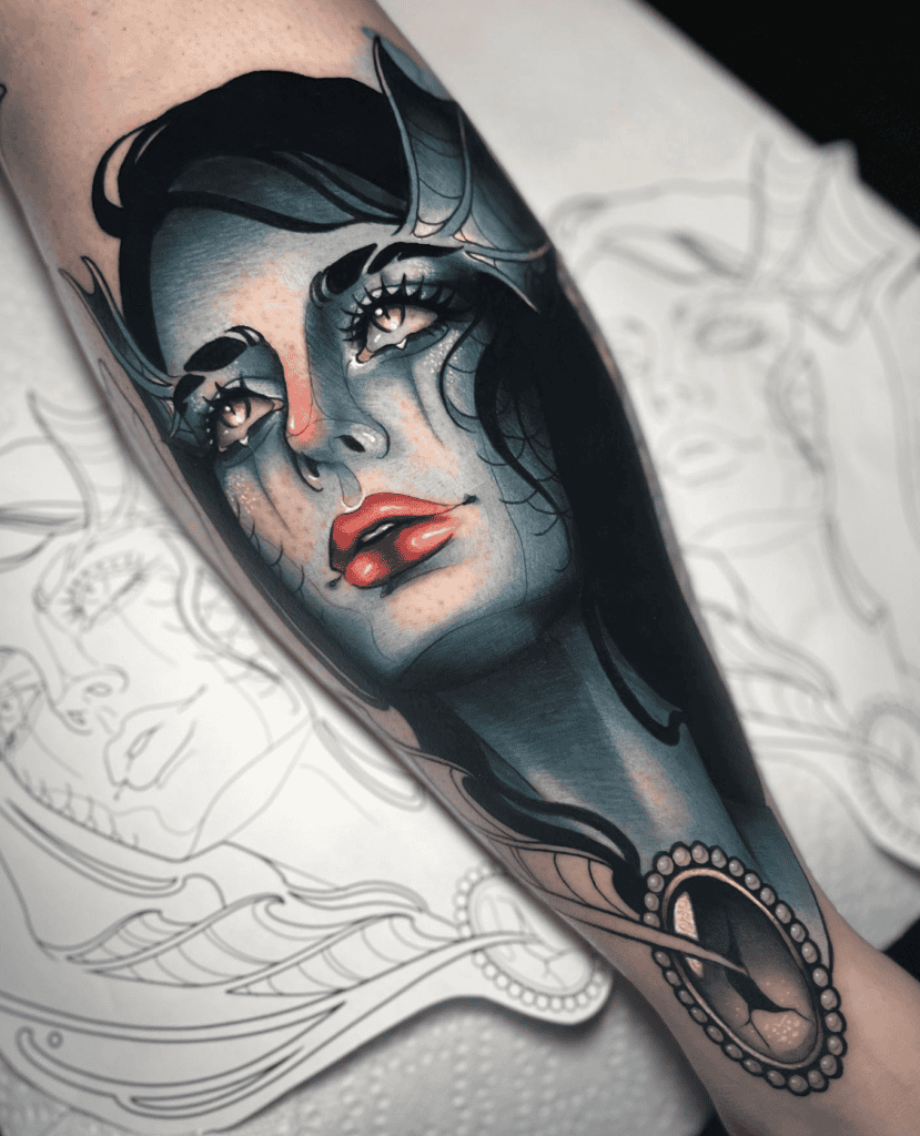 Sirens Woman Roman Mythology Tattoo