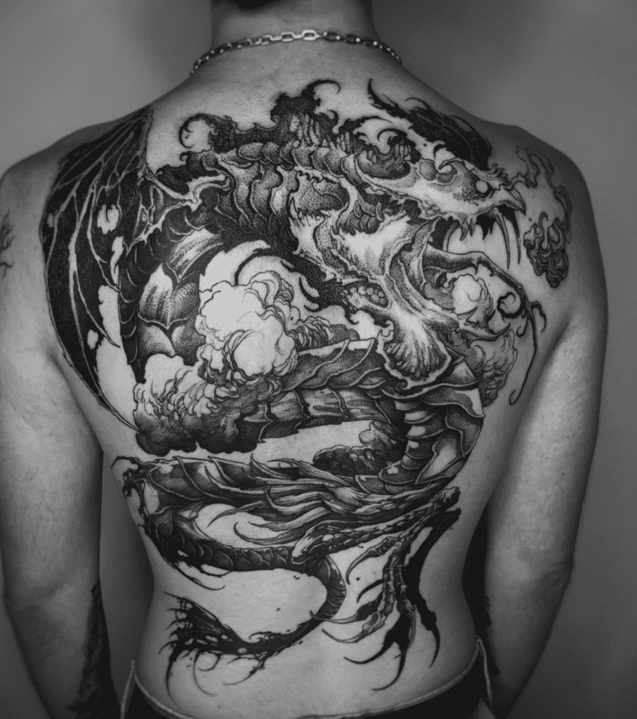 Basilisk Fierce Roman Mythology Tattoo