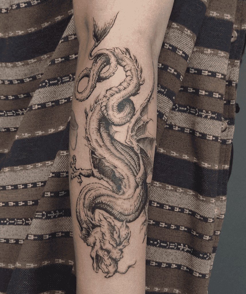 Basilisk Roman Mythology Tattoo