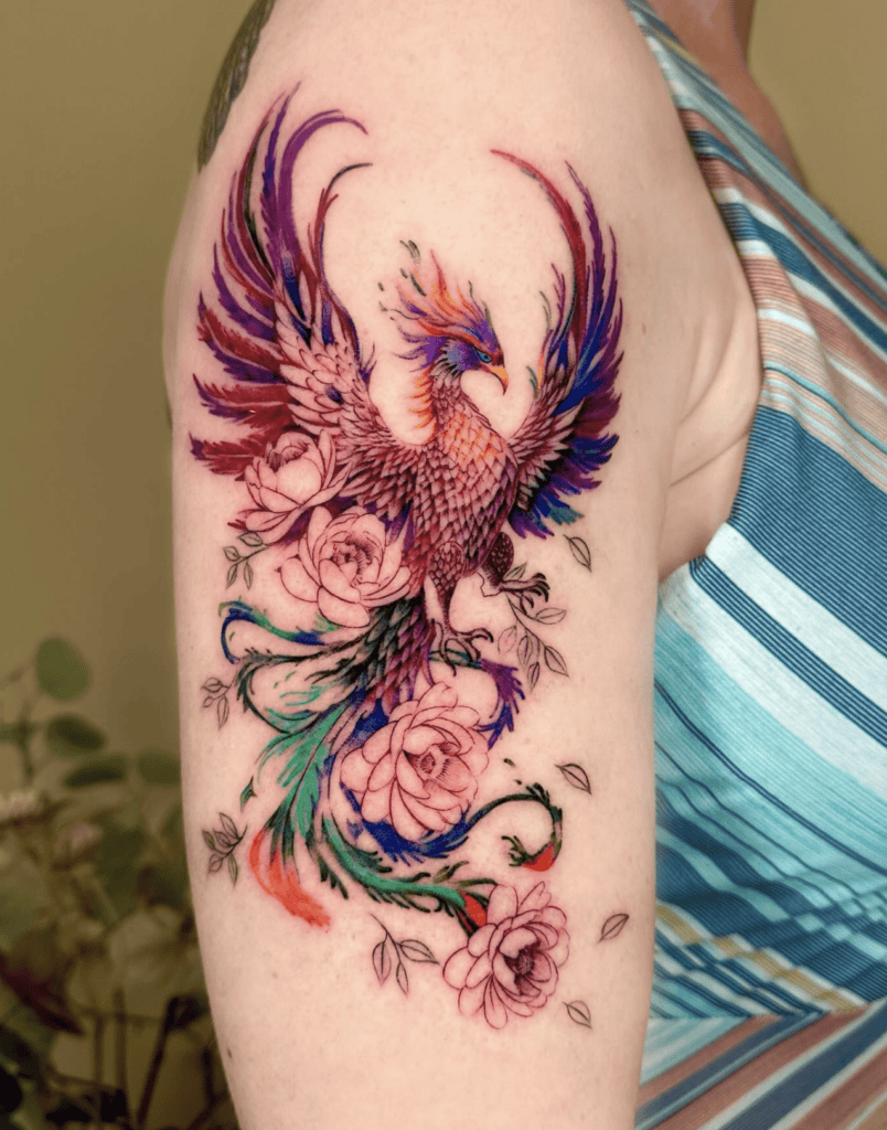 Phoenix Roman Mythology Tattoo
