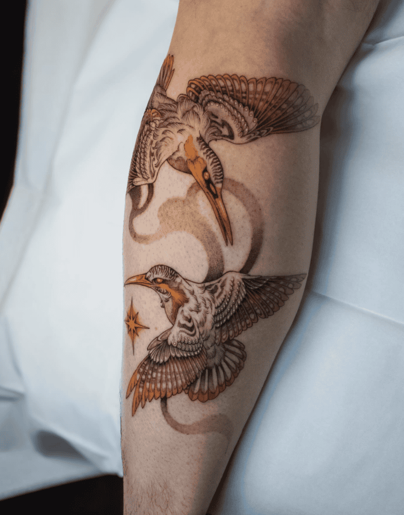 Stymphalian Birds Roman Mythology Tattoo
