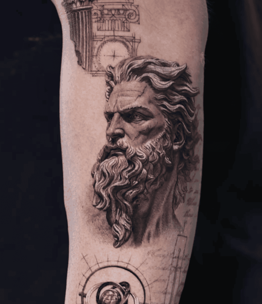 Hercules Roman Mythology Tattoo