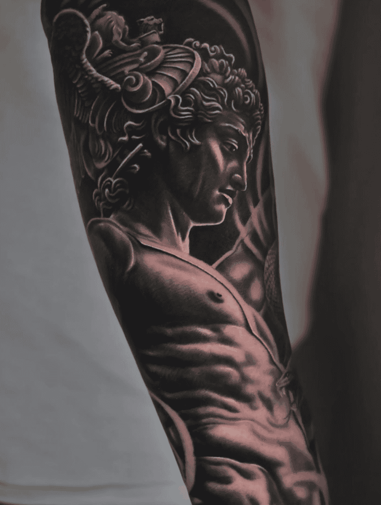 Perseus Roman Mythology Tattoo