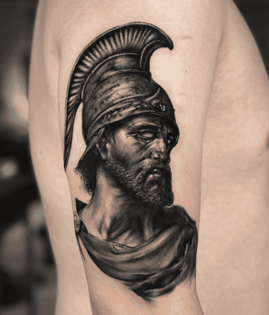Odysseus Roman Mythology Tattoo