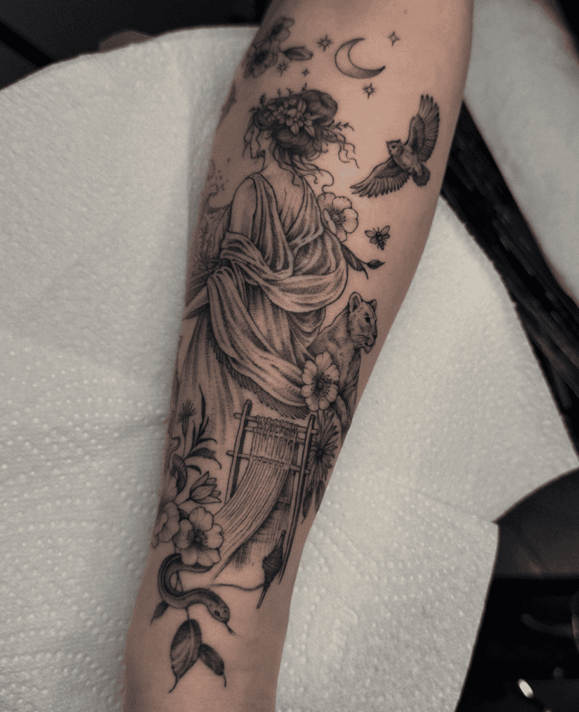 Circe Roman Mythology Tattoo