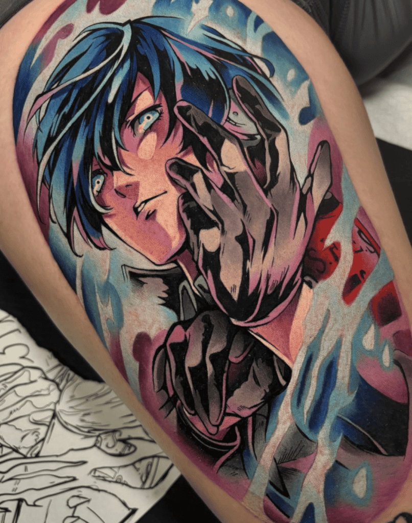 Makoto Yuki Glove Persona Tattoo
