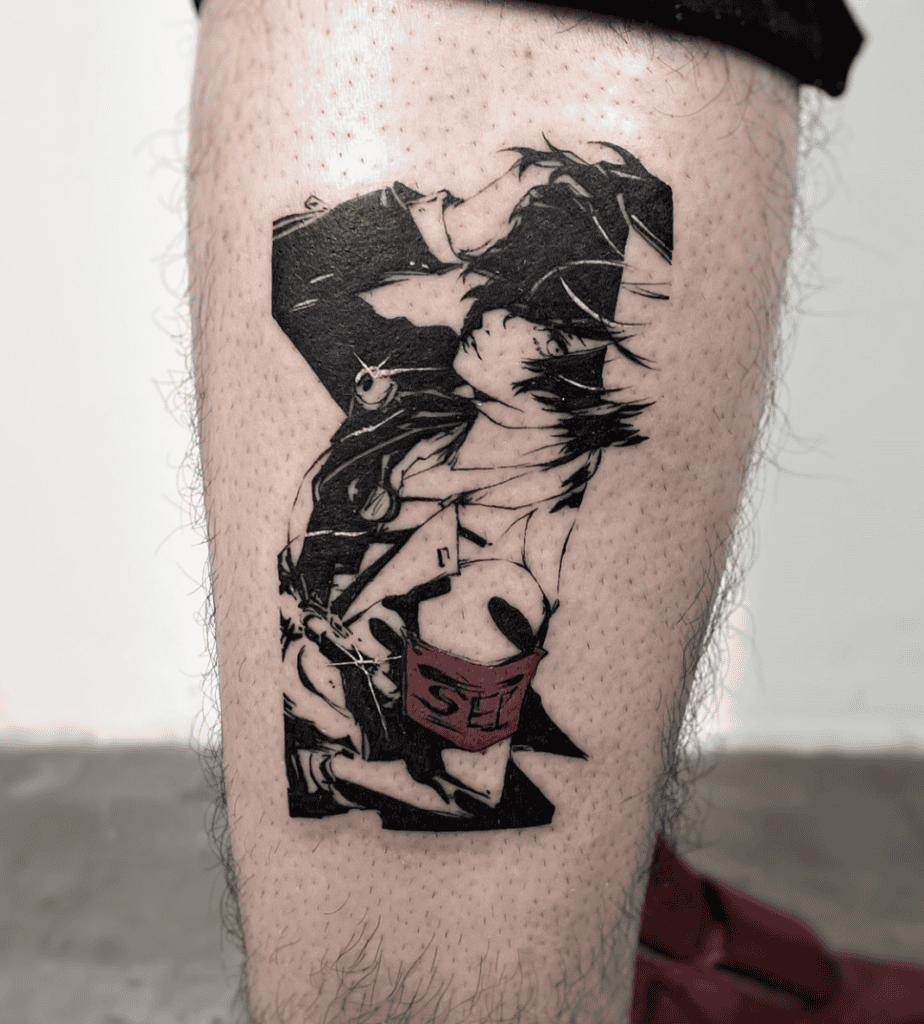 Makoto Yuki Pose Persona Tattoo