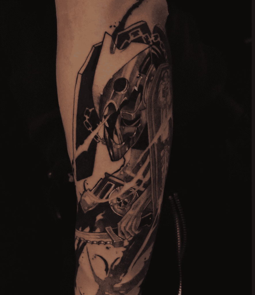Thanatos Persona Tattoo