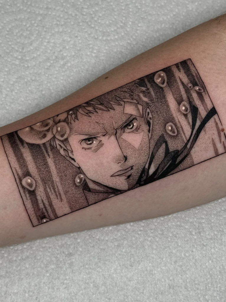 Akihiko Sanada Frame Persona Tattoo