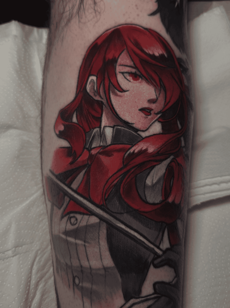 Mitsuru Kirijo Pose Persona Tattoo