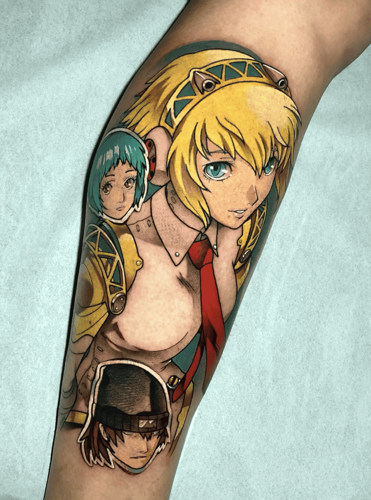 Aigis Friends Persona Tattoo