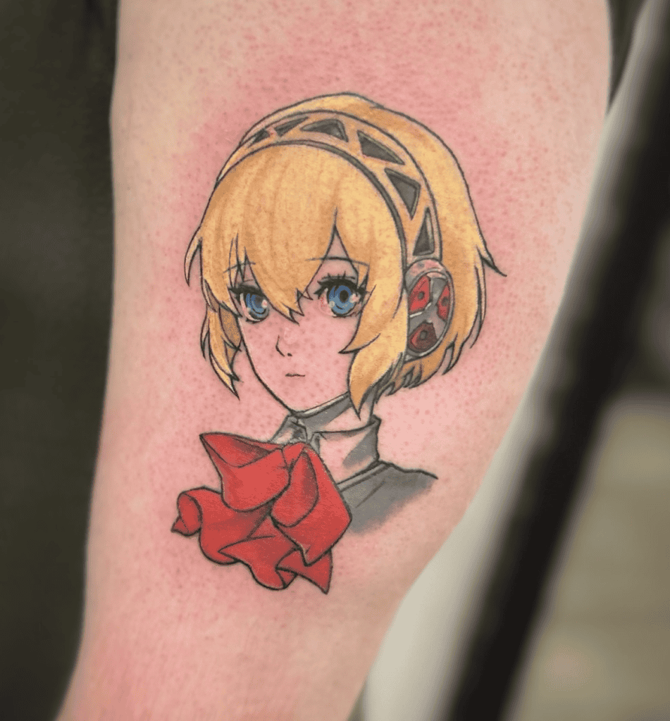 Aigis Persona Tattoo