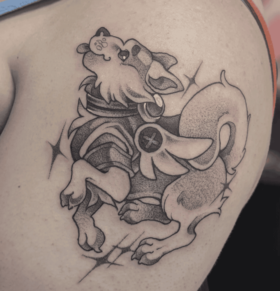 Koromaru Persona Tattoo