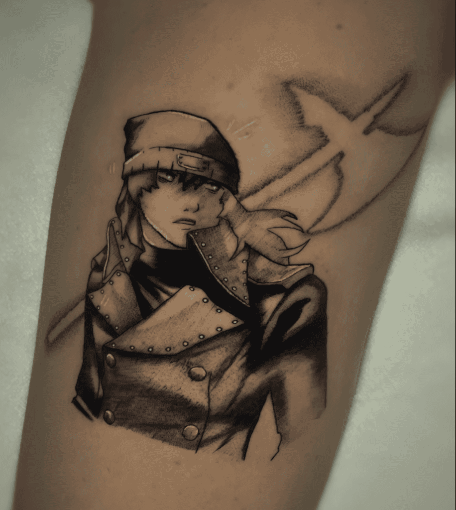 Shinjiro Aragaki Axe Persona Tattoo