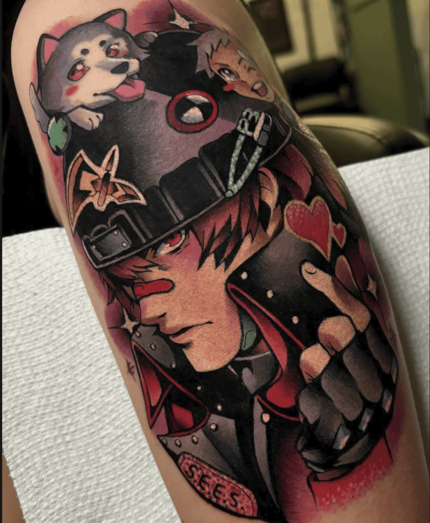 Shinjiro Aragaki Heart Persona Tattoo