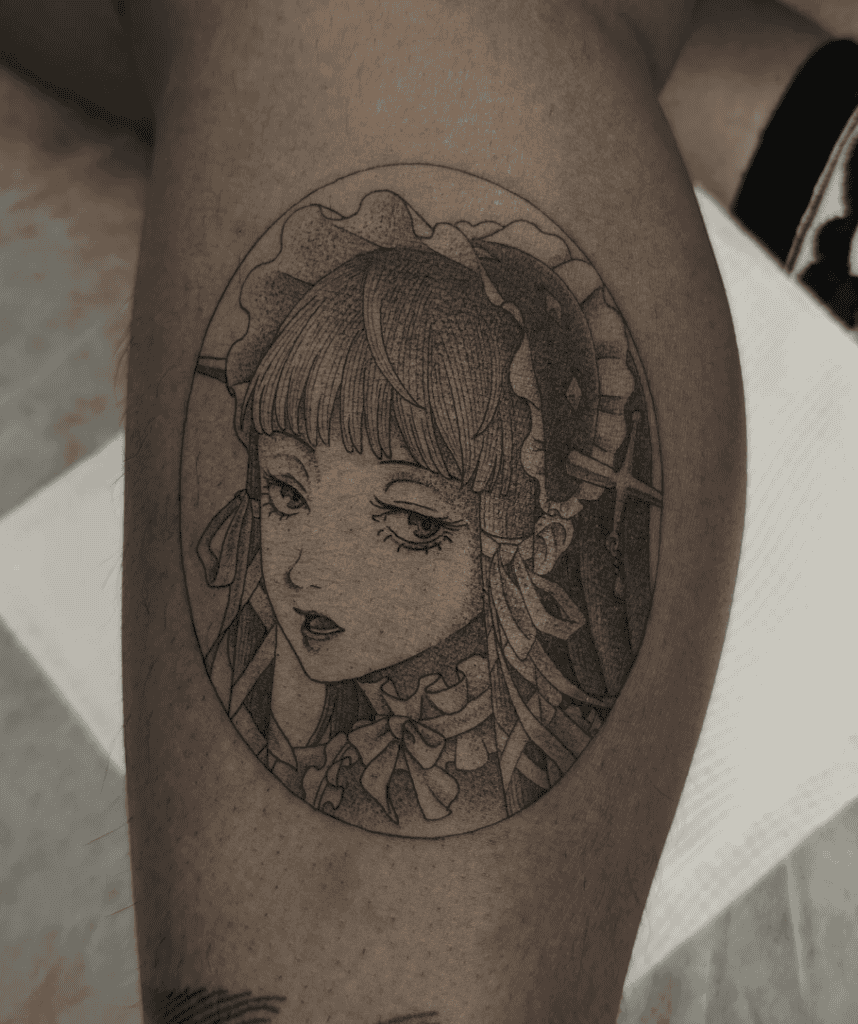 Chidori Frame Persona Tattoo
