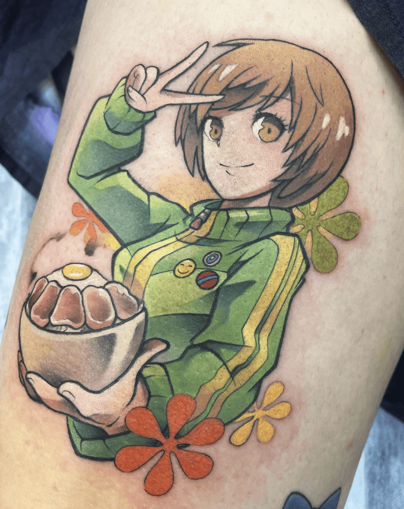 Chie Satonaka Food Persona Tattoo