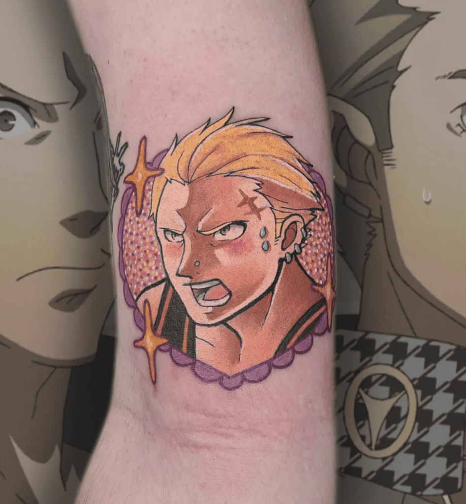 Kanji Tatsumi Angry Persona Tattoo