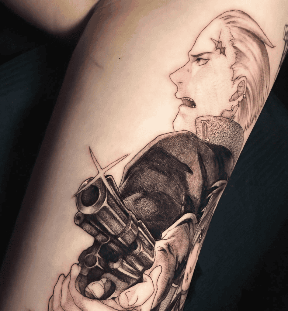 Kanji Tatsumi Persona Tattoo