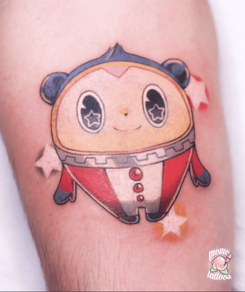 Teddie Cute Persona Tattoo