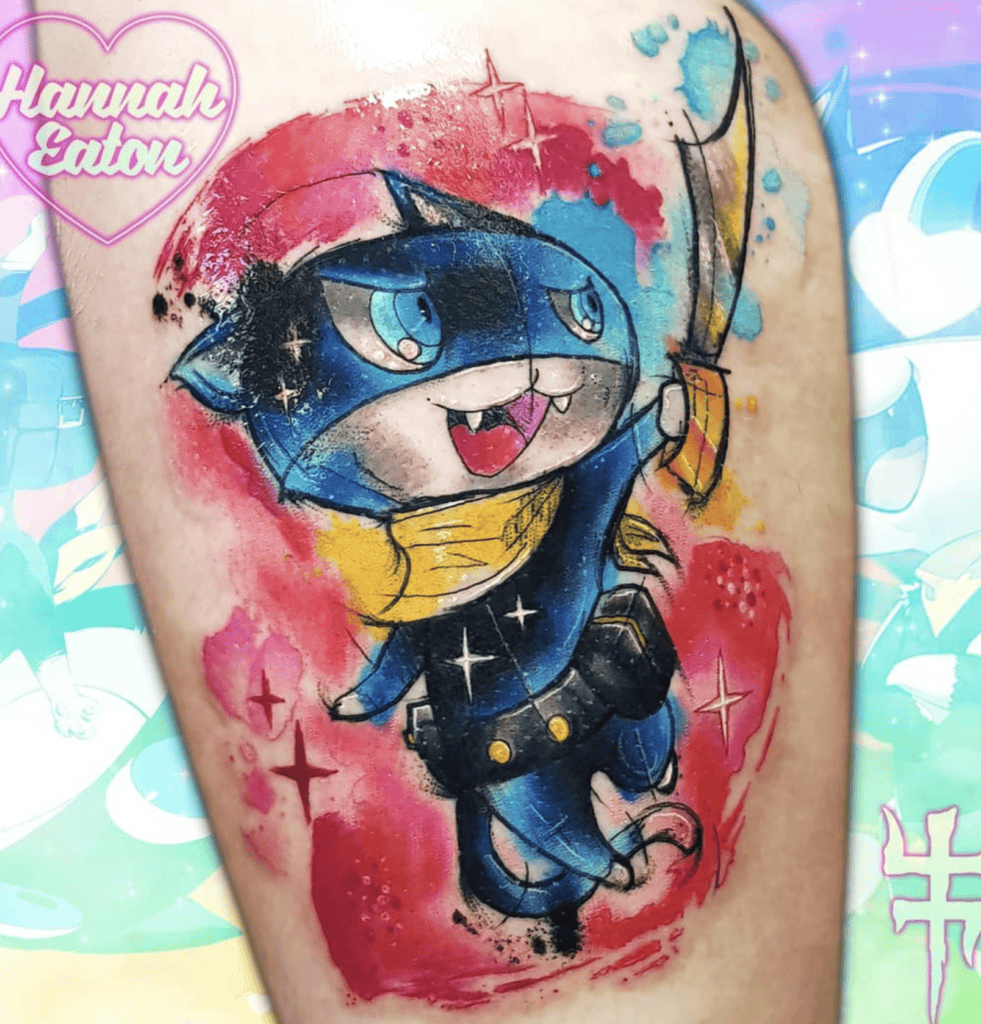Morgana Cute Persona Tattoo