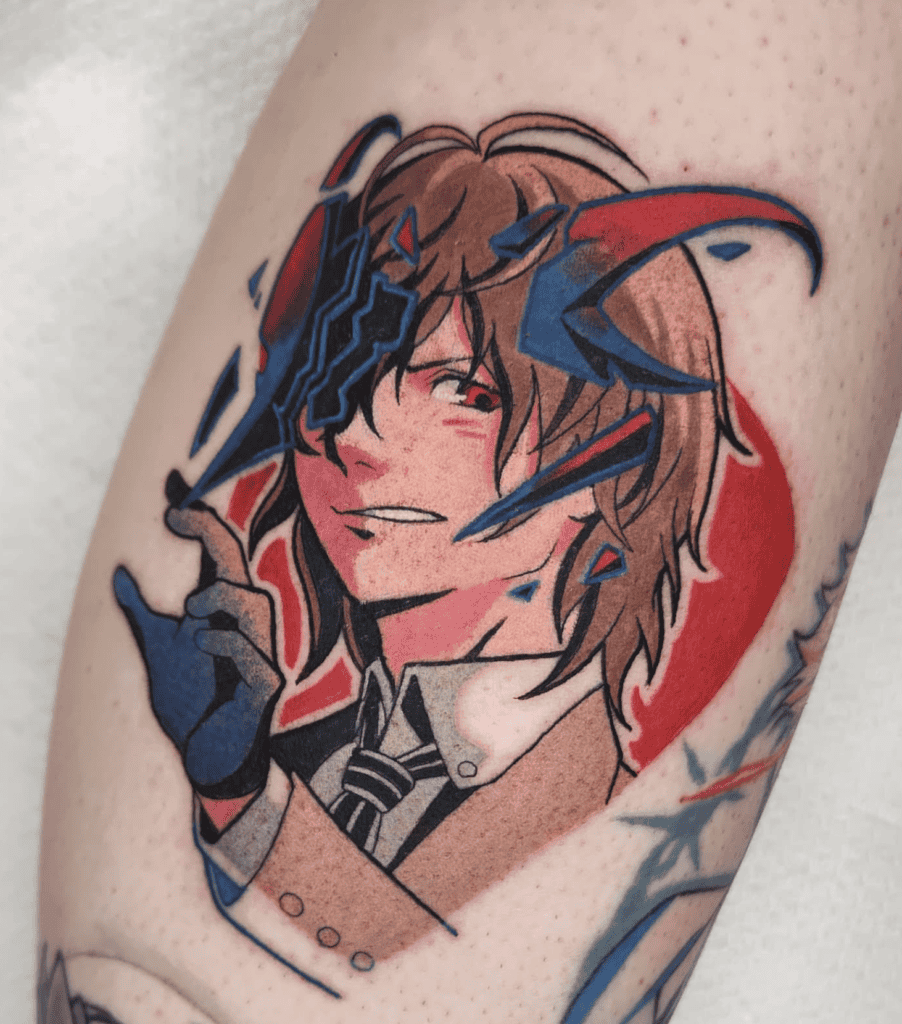 Goro Akechi Persona Tattoo