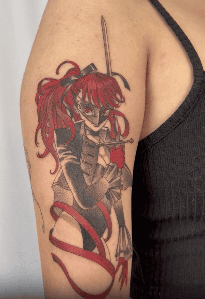Sumire Yoshizawa Violet Persona Tattoo