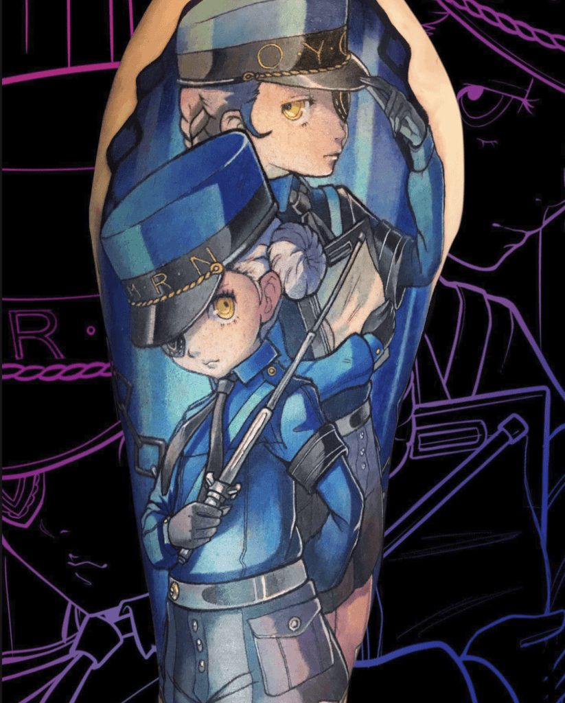 Caroline & Justine Persona Tattoo