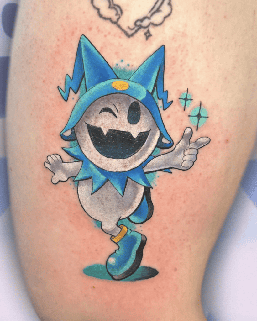 Jack Frost Sparkle Persona Tattoo