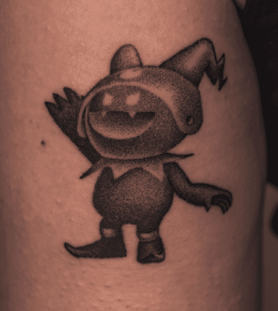 Black Frost Wave Persona Tattoo