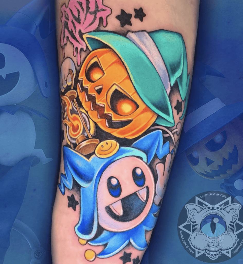Jack-o-Lantern Frost Persona Tattoo