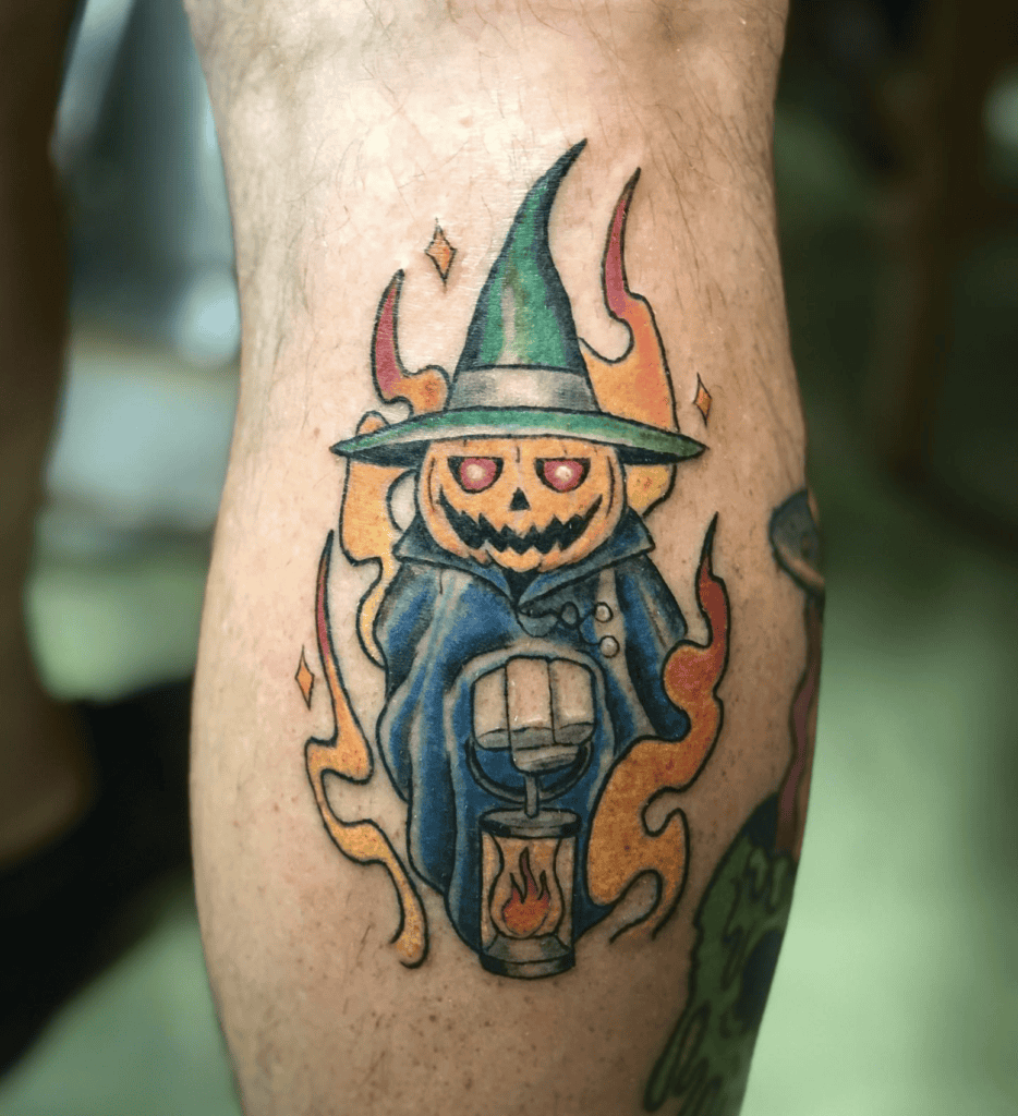 Jack-o-Lantern Persona Tattoo