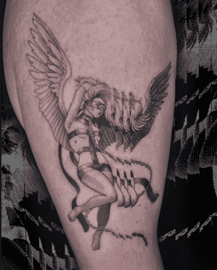 Angel Fly Persona Tattoo