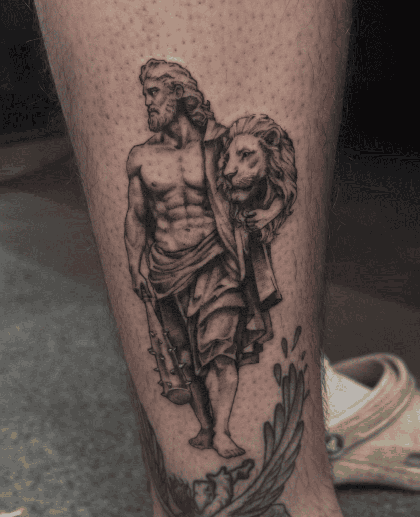 Nemean Lion Heracles Tattoo